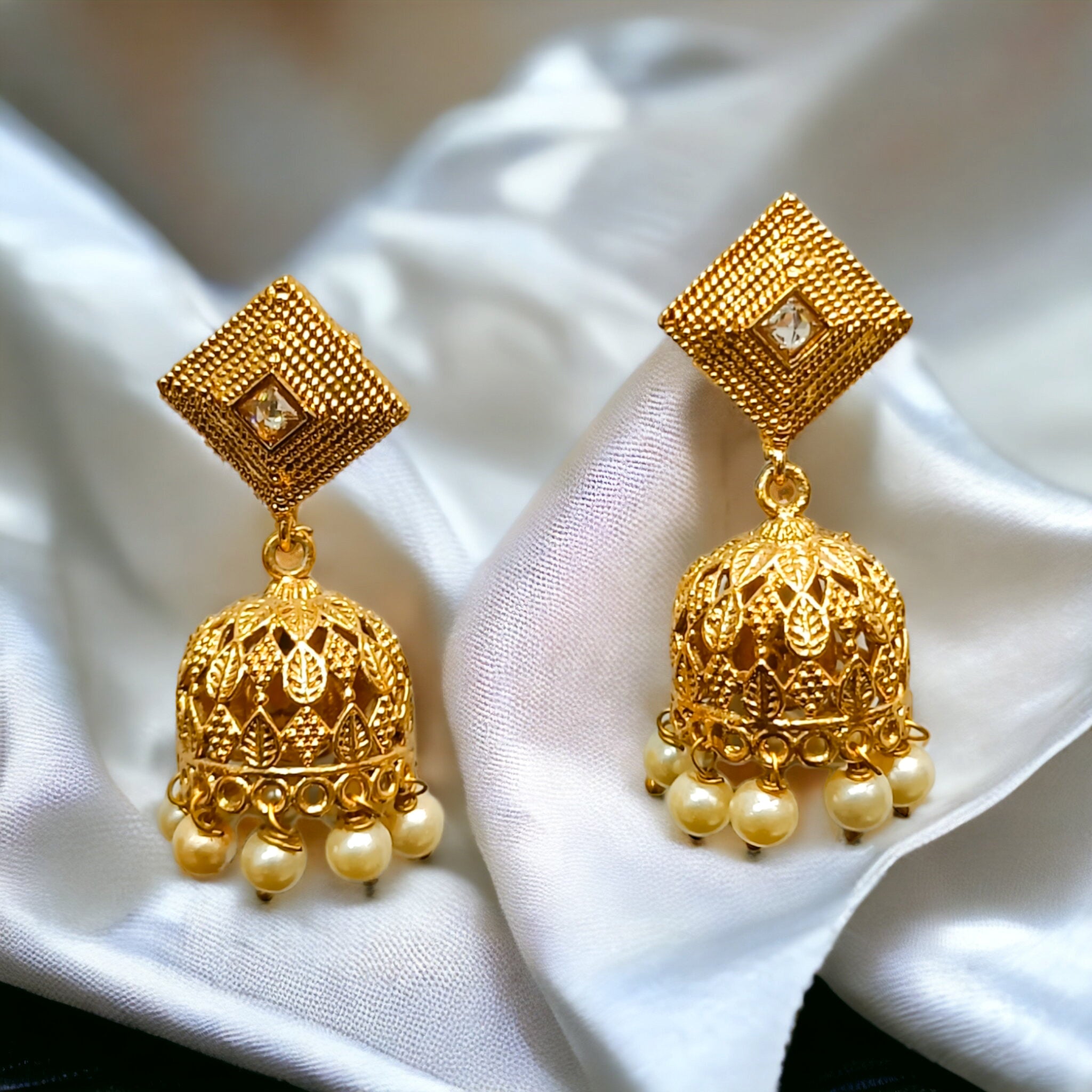 FW 18k Gold Plated Jhumka