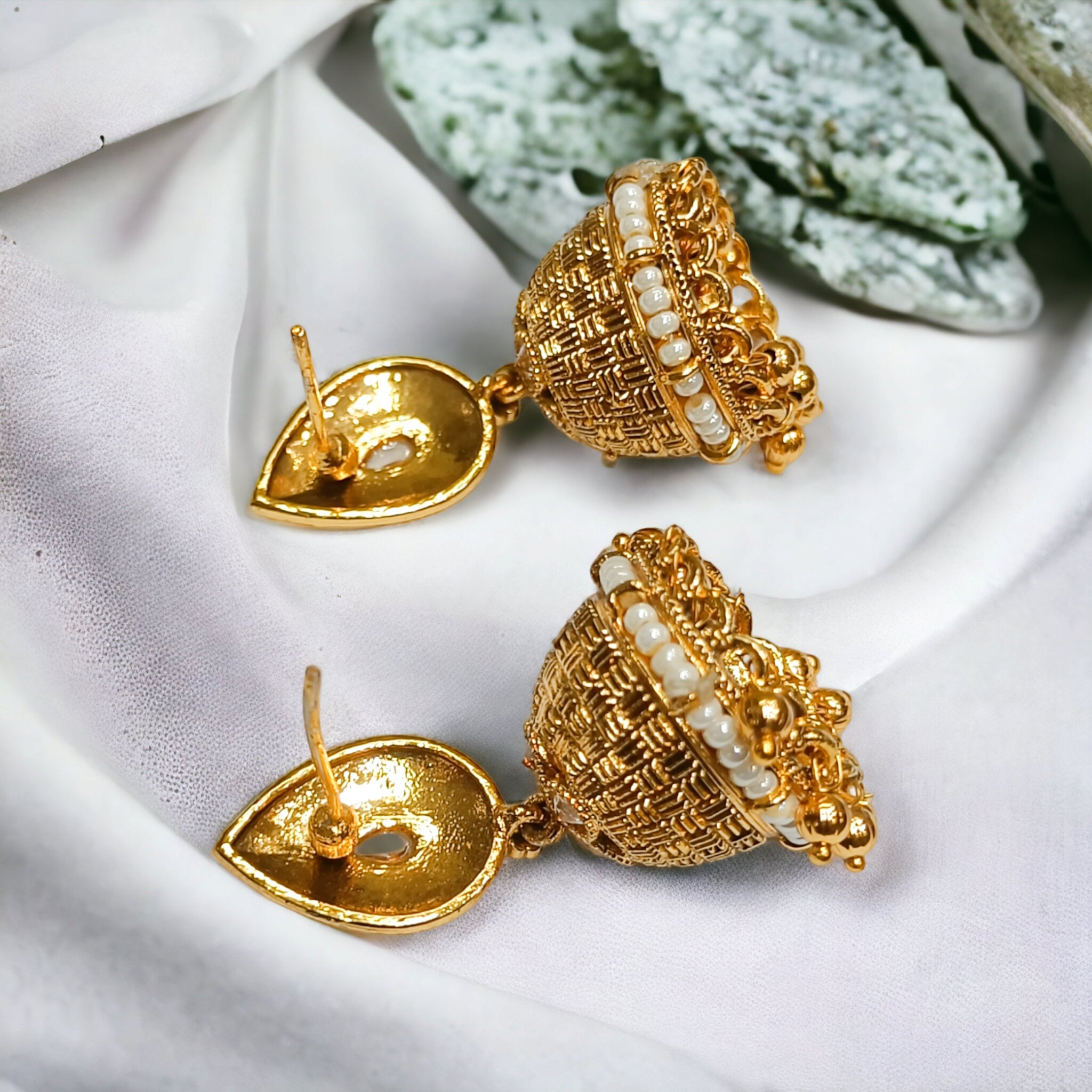 FW 18k Gold Plated Jhumka