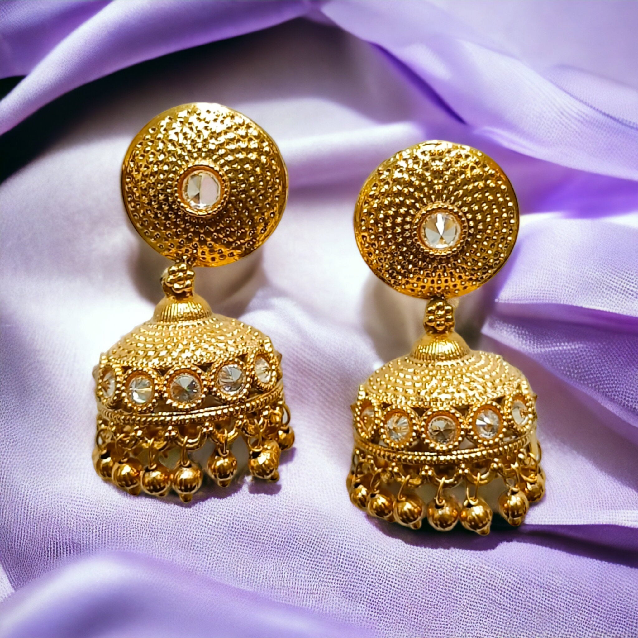 FW 18k Gold Plated Jhumka