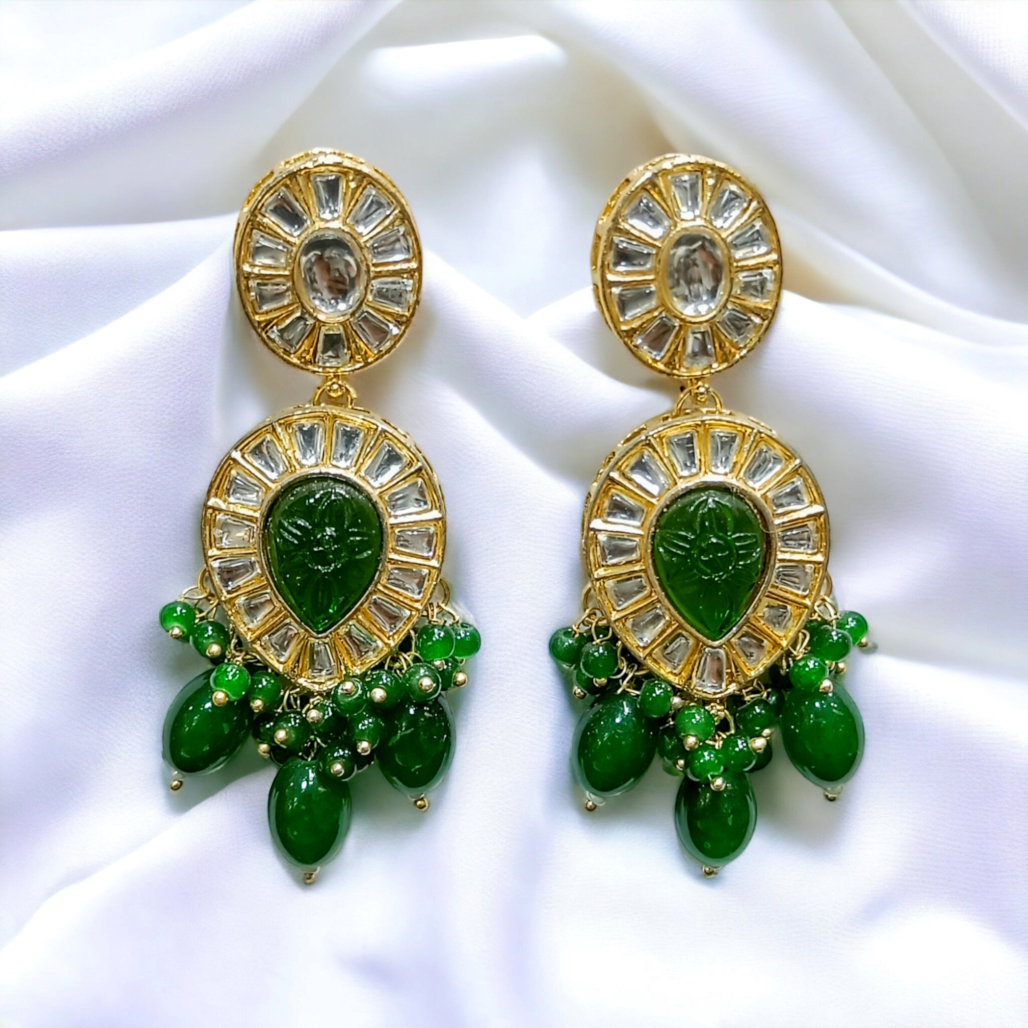 FW Green Indo-Western Earring