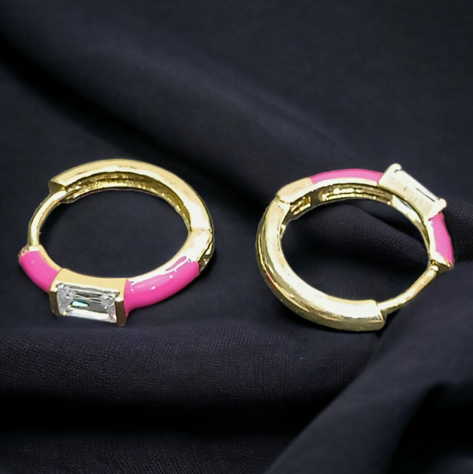 FW Premium Gold Plated Pink A D Stone Bali