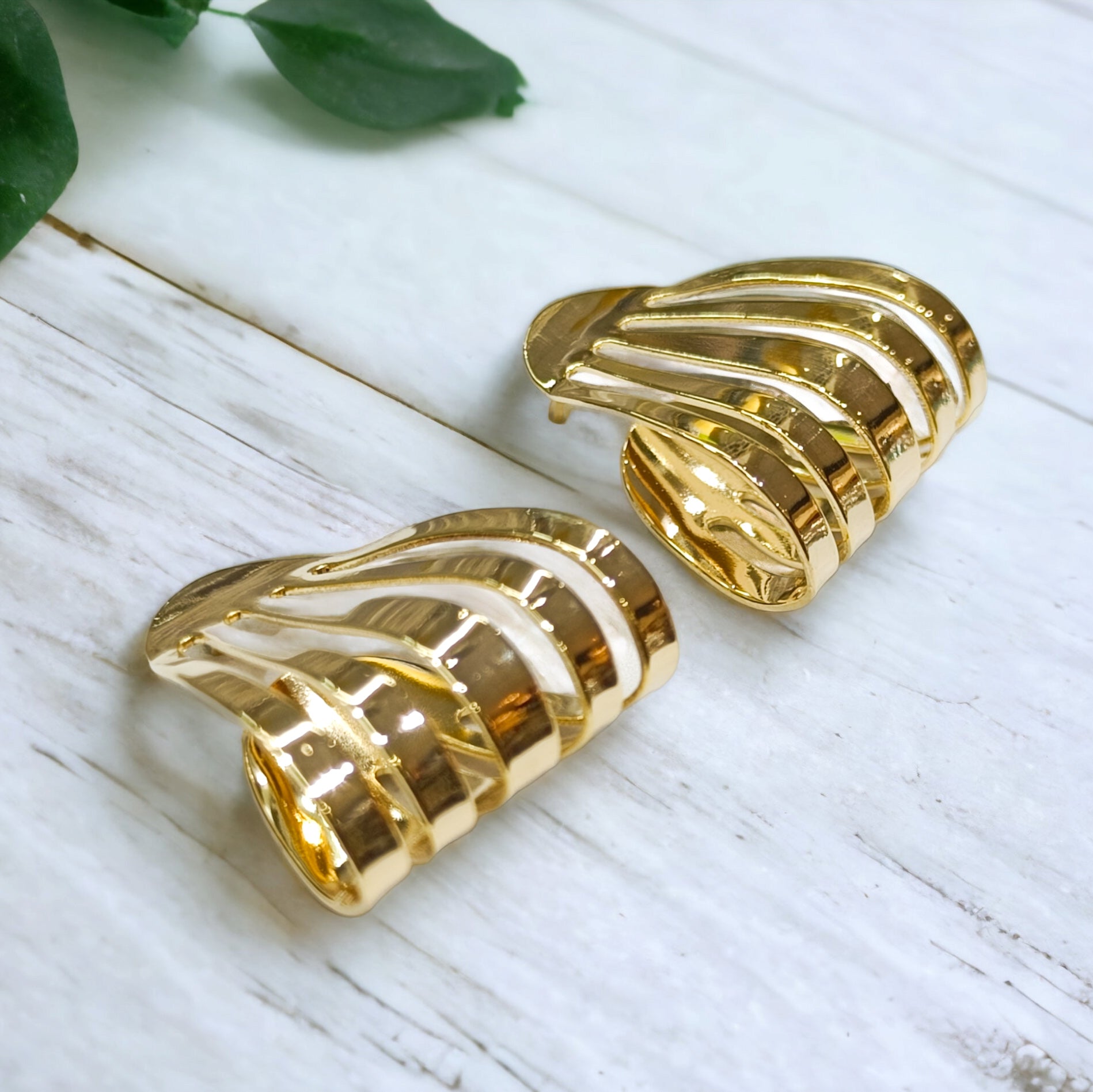 FW Gold Plated Western Earrings