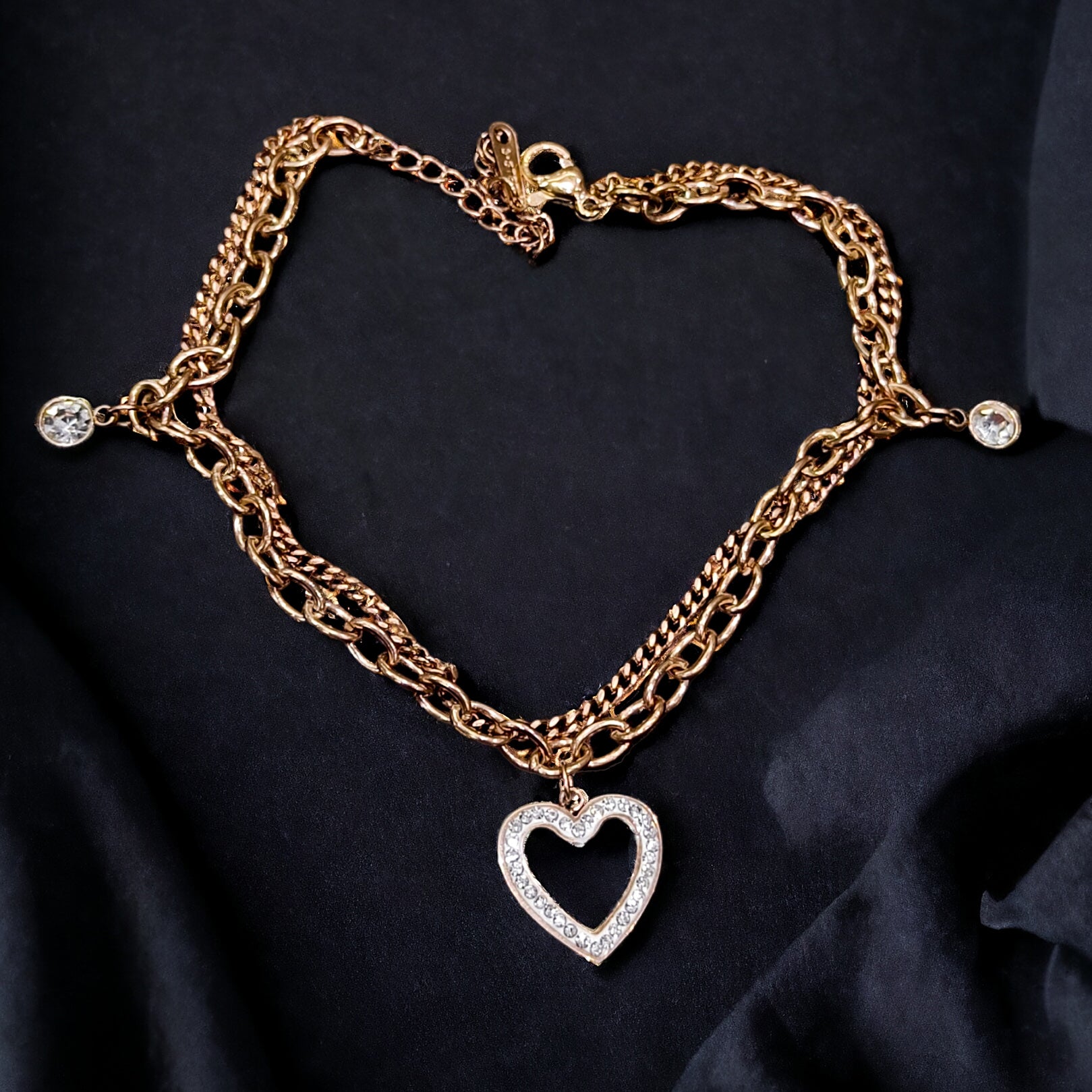 FW Voguish Western CZ Heart Bracelet with Premium Kappa Box