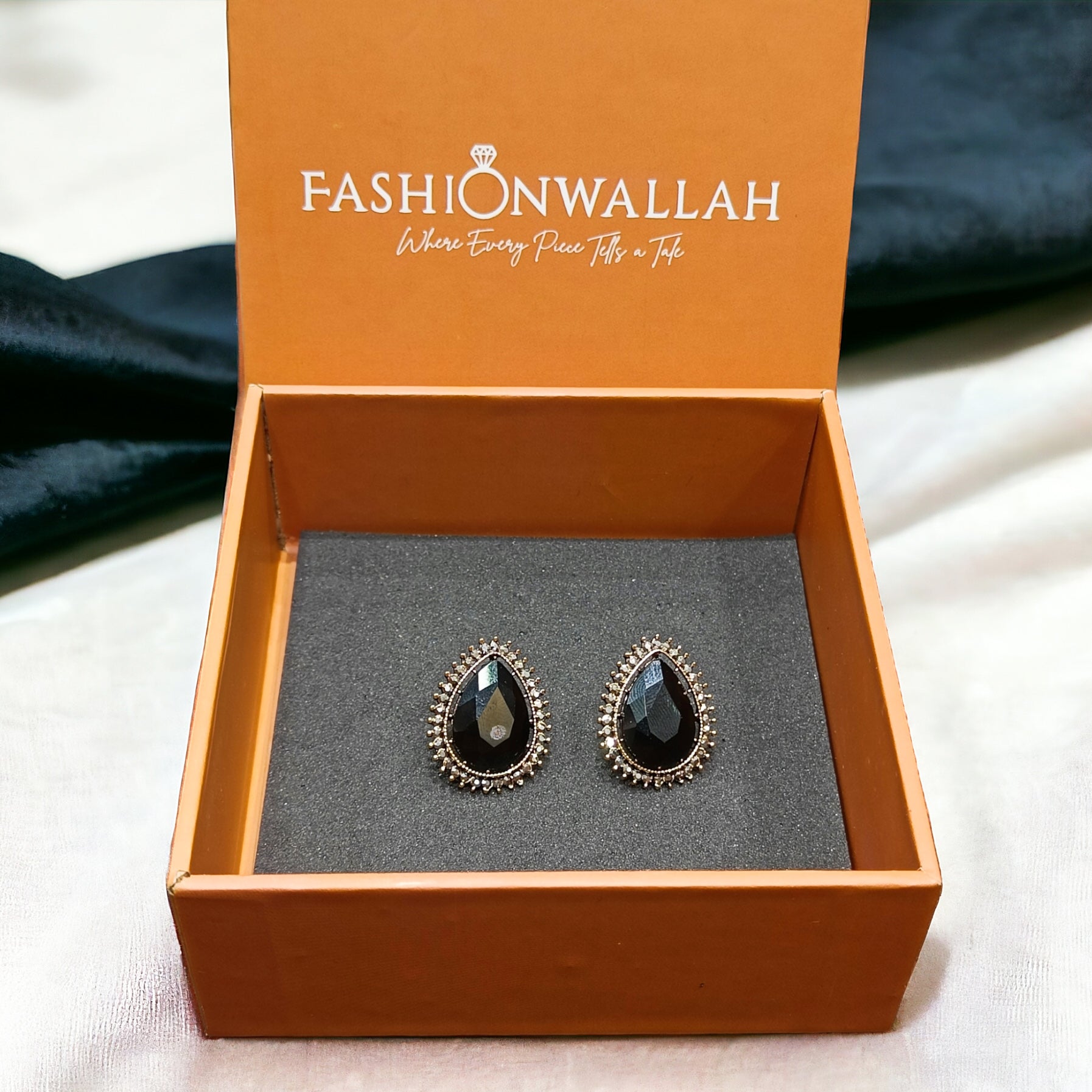 FW Black Oxidized Stud