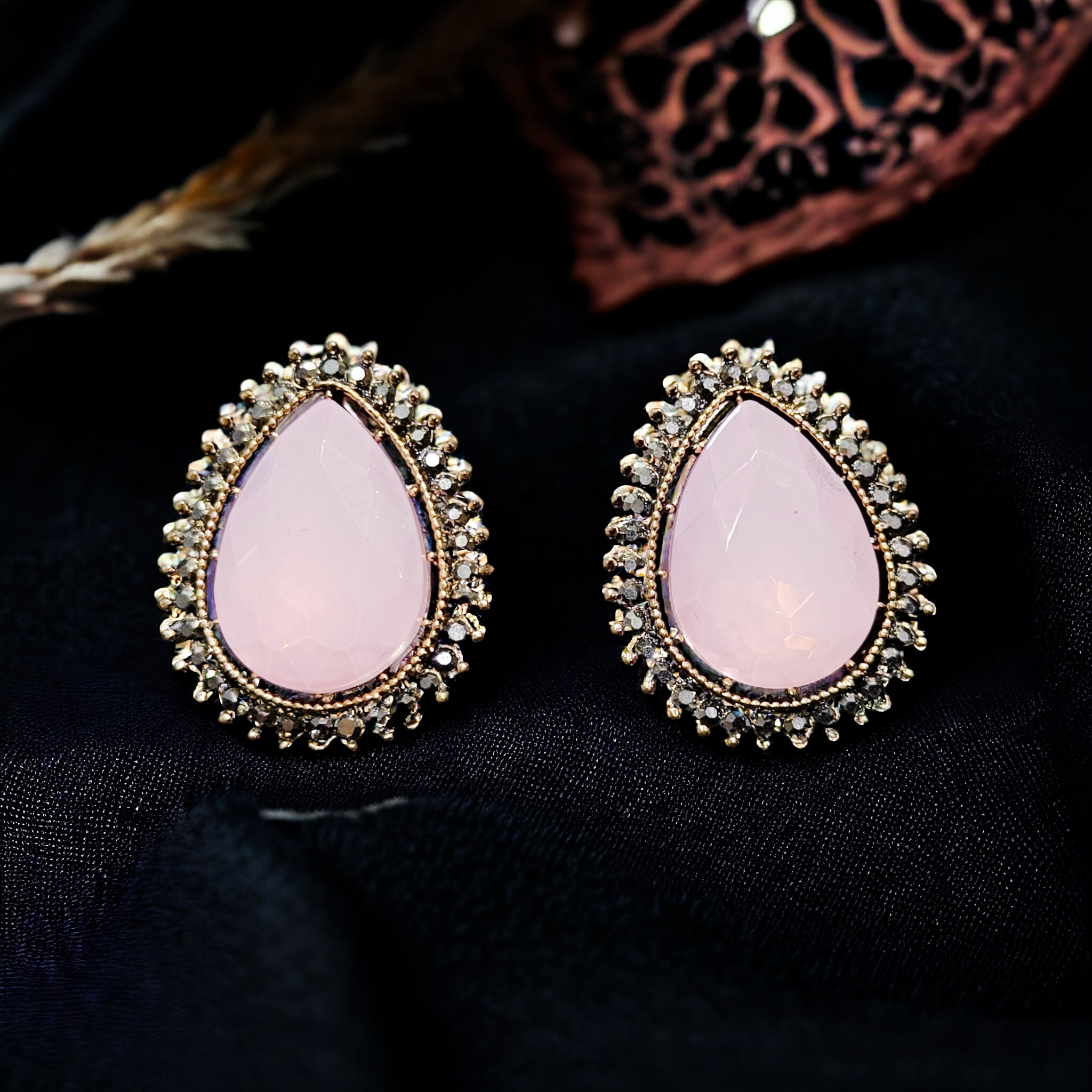 FW Pink Oxidized Stud