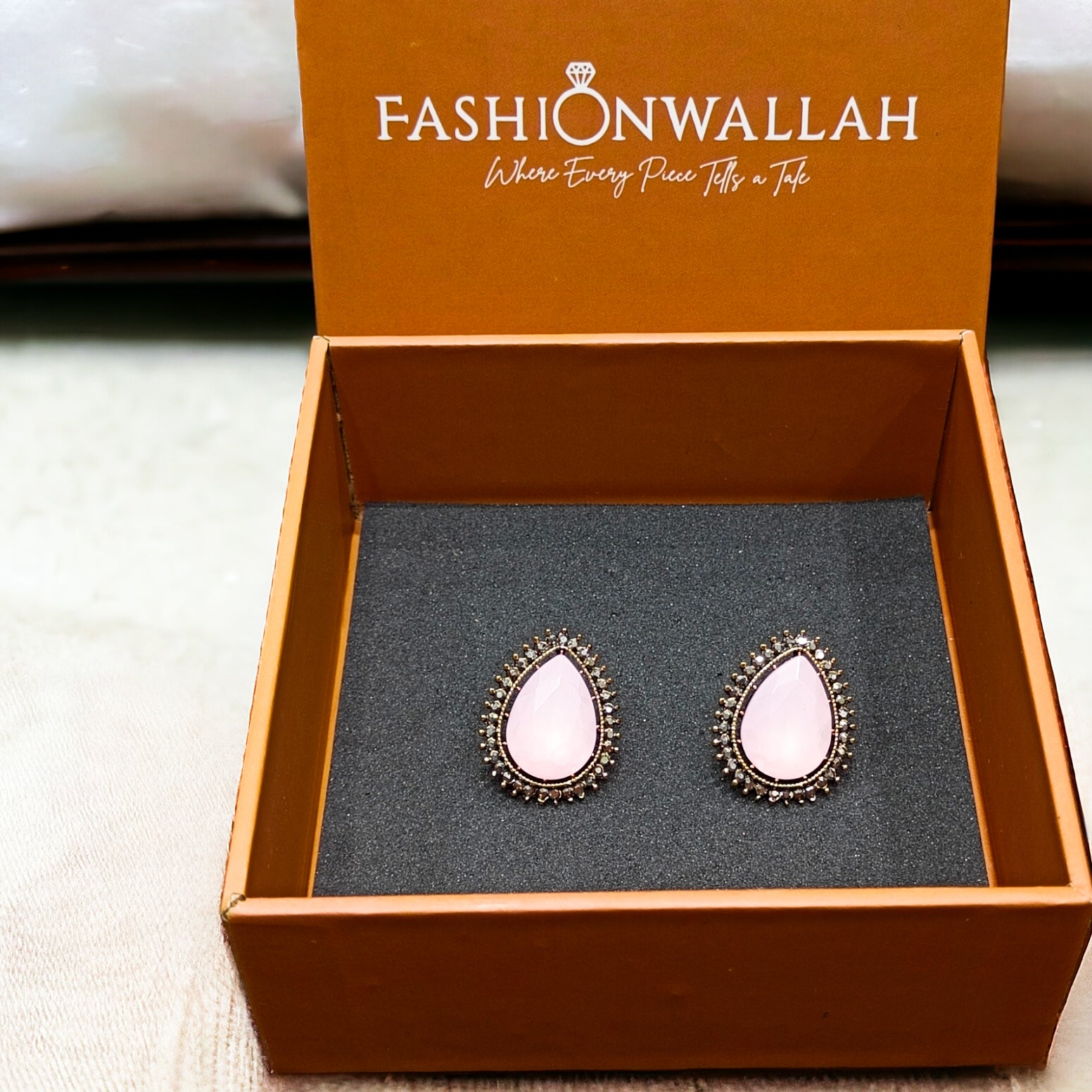 FW Pink Oxidized Stud