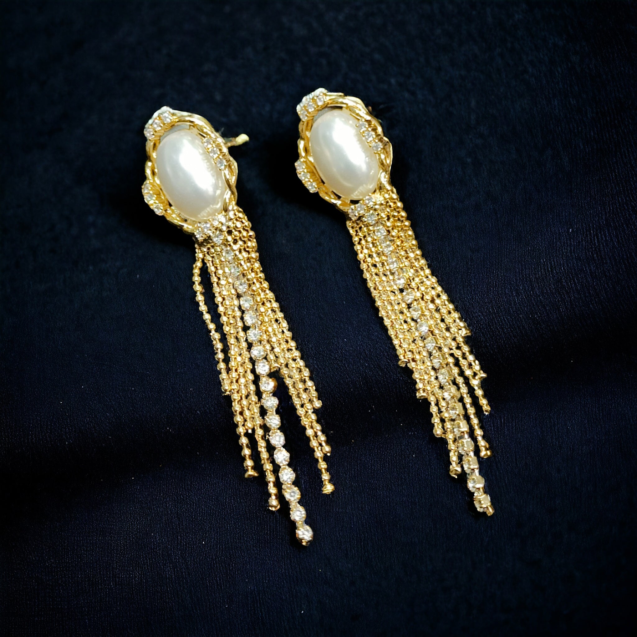 FW Gold Plated Dangling Western Earring