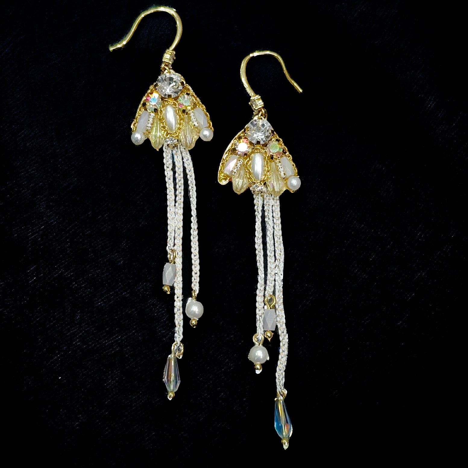 Voguish Gold Plated Dangling Earring