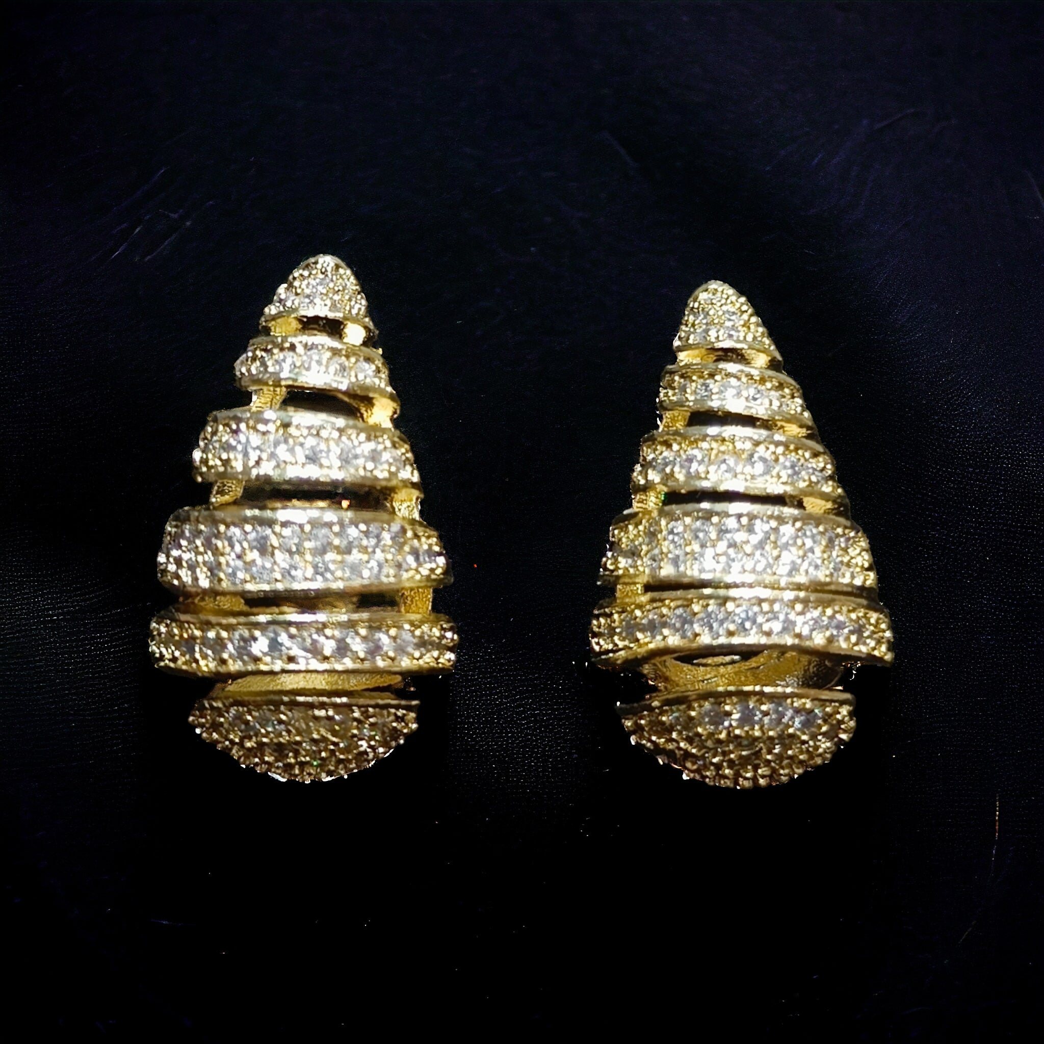 FW Gold Plated CZ Studs