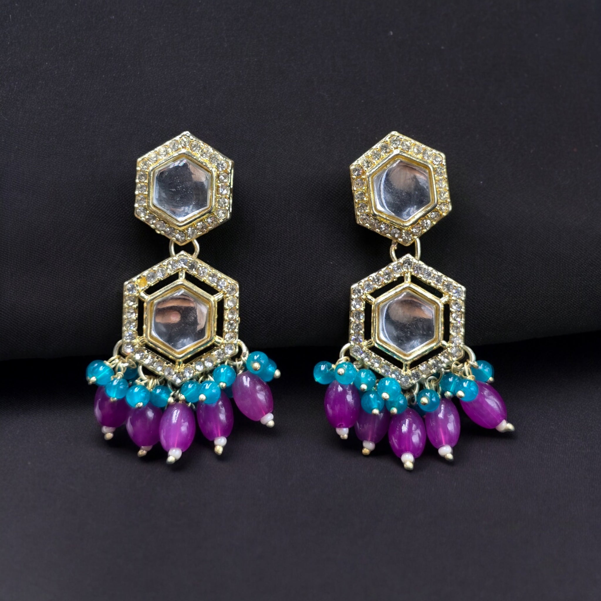 Multicolor Indo-Western Earring