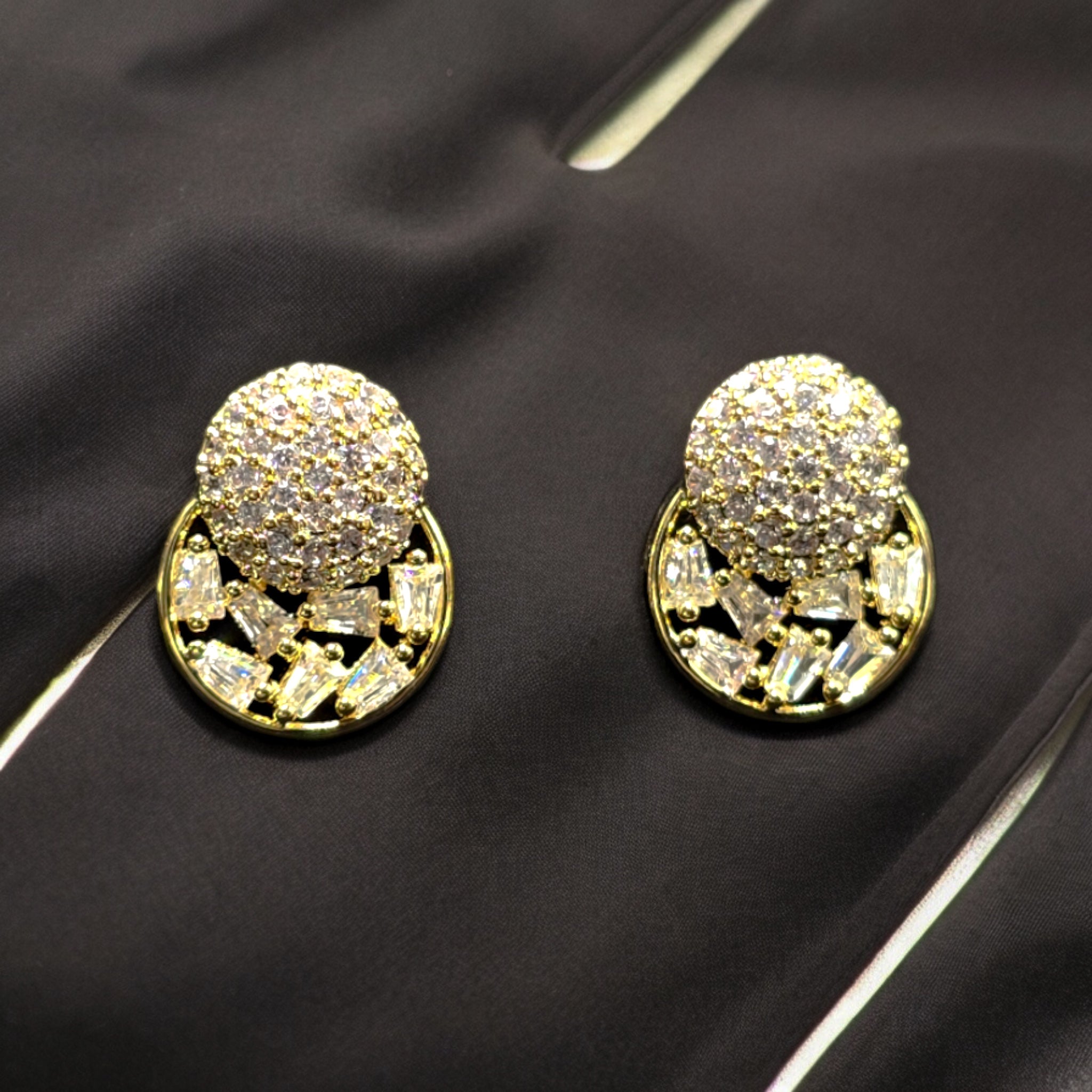 FW Gold Plated CZ Studs