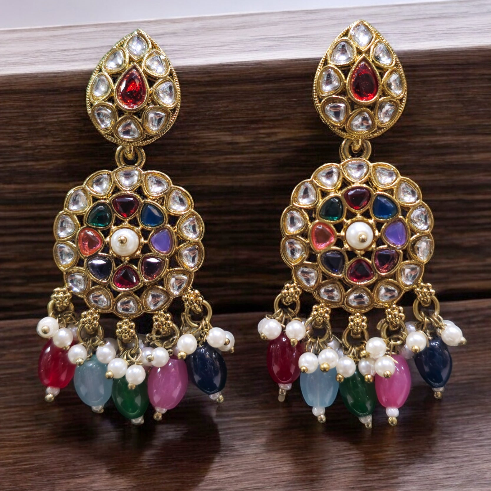 FW Multicolor Mehendi Plating Earring