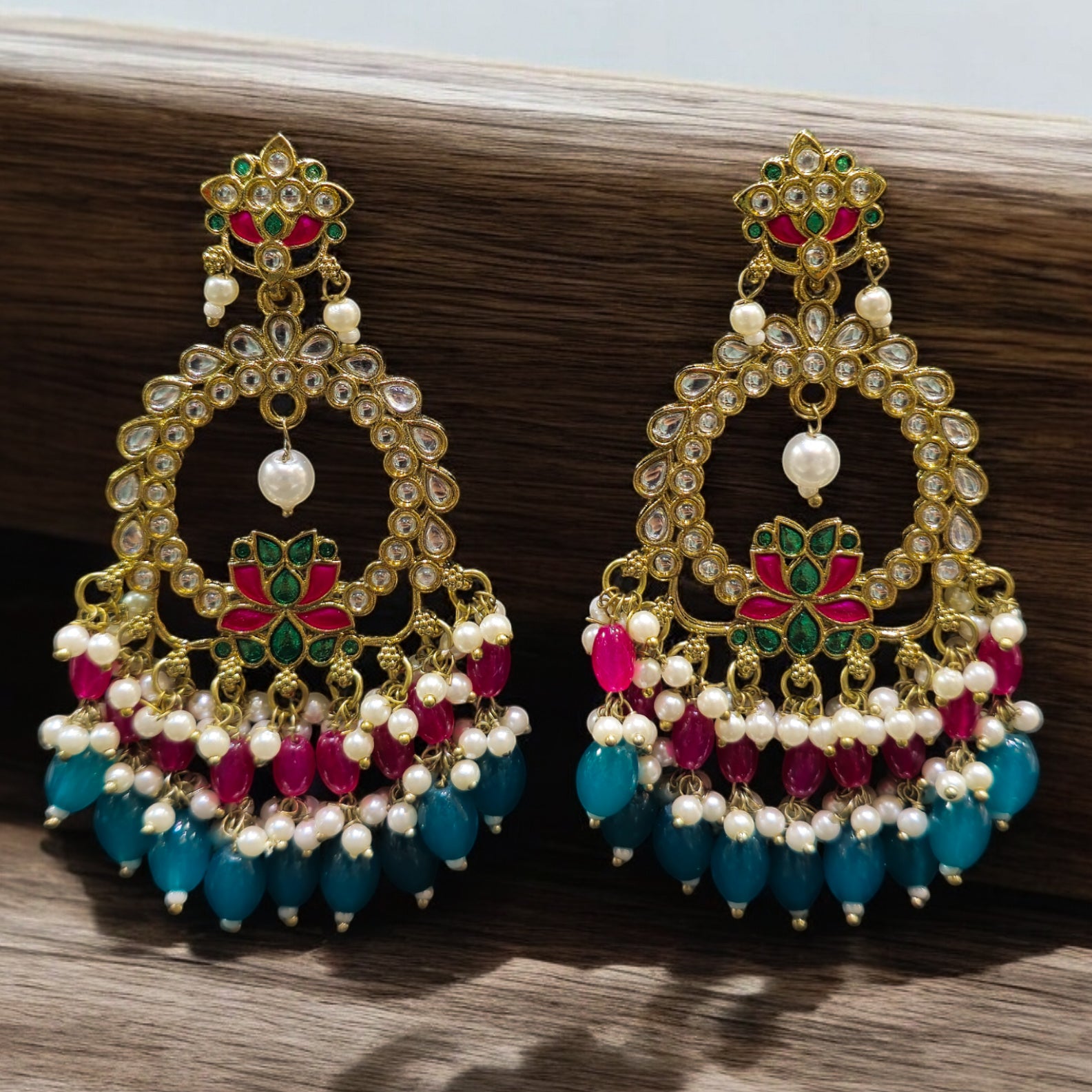 FW Mulrucolor Mehendi Plating Earring