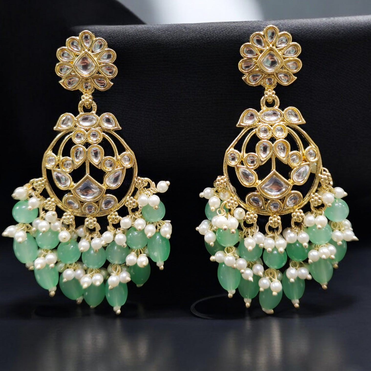 FW Mint Indo Western Earring