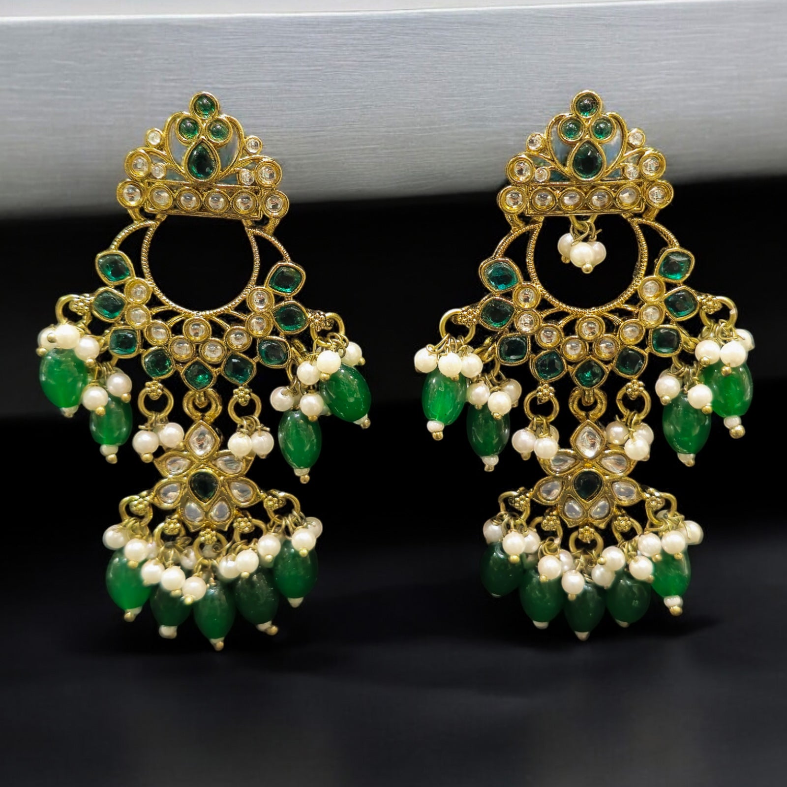 FW Green Mehendi Plating Earring