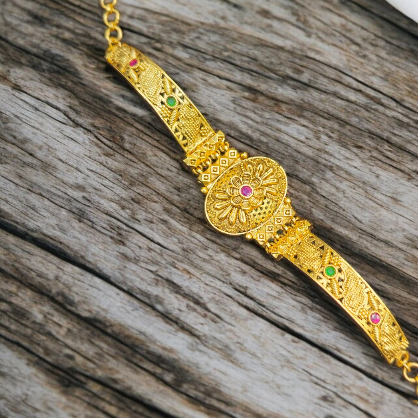 FW Antique Gold Plated Bracelet