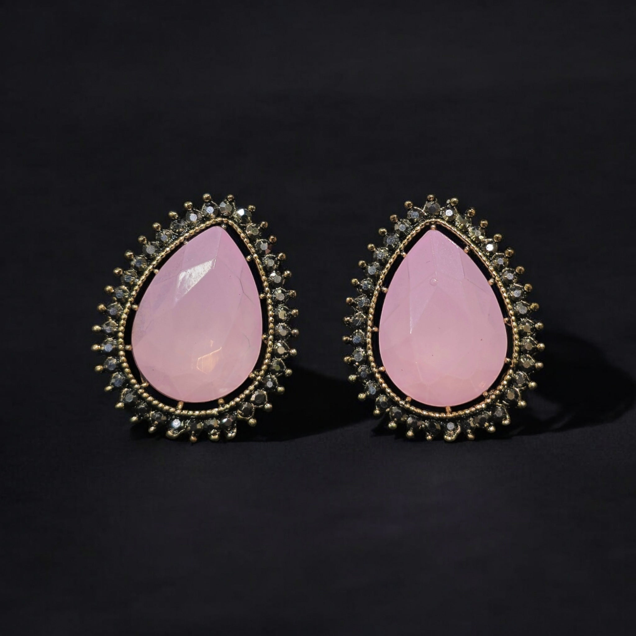 FW Pink Oxidized Studs