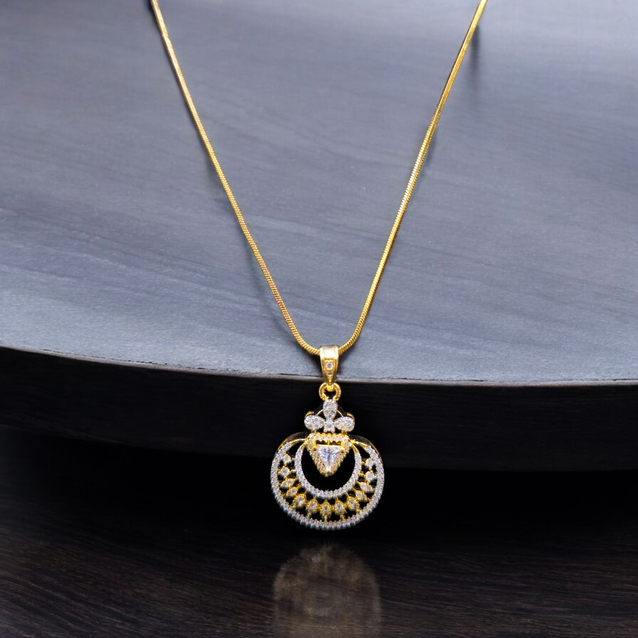 FW Gold Plated AD Pendant Set