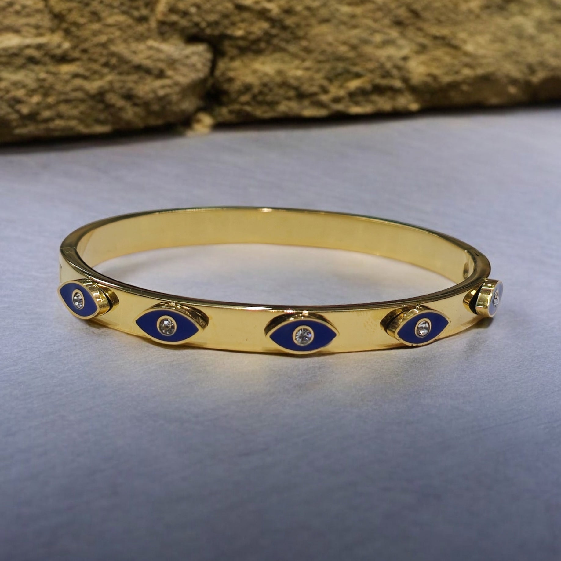 FW Evil Eye Anti Tarnish Kada