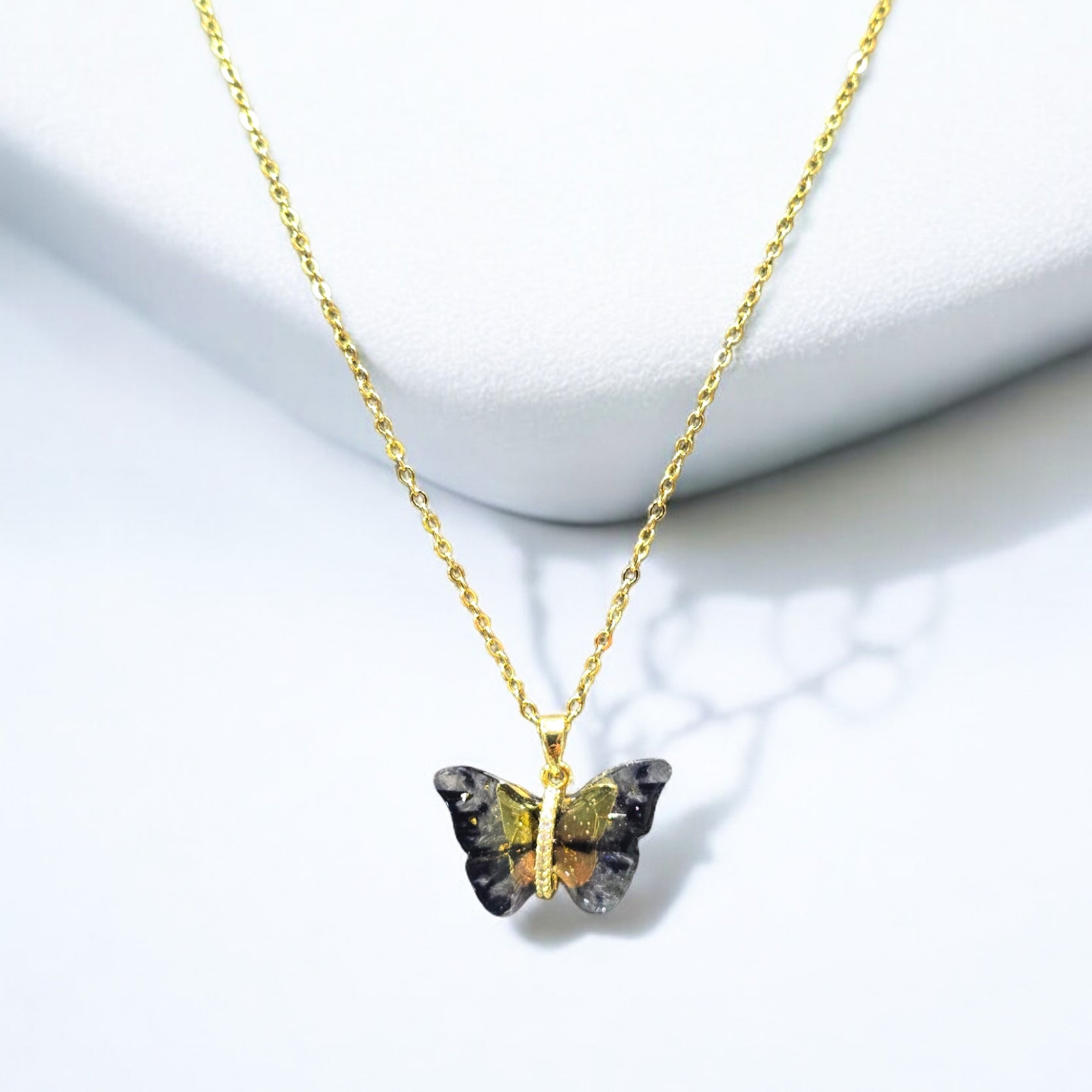 Butterfly SS Chain Pendant