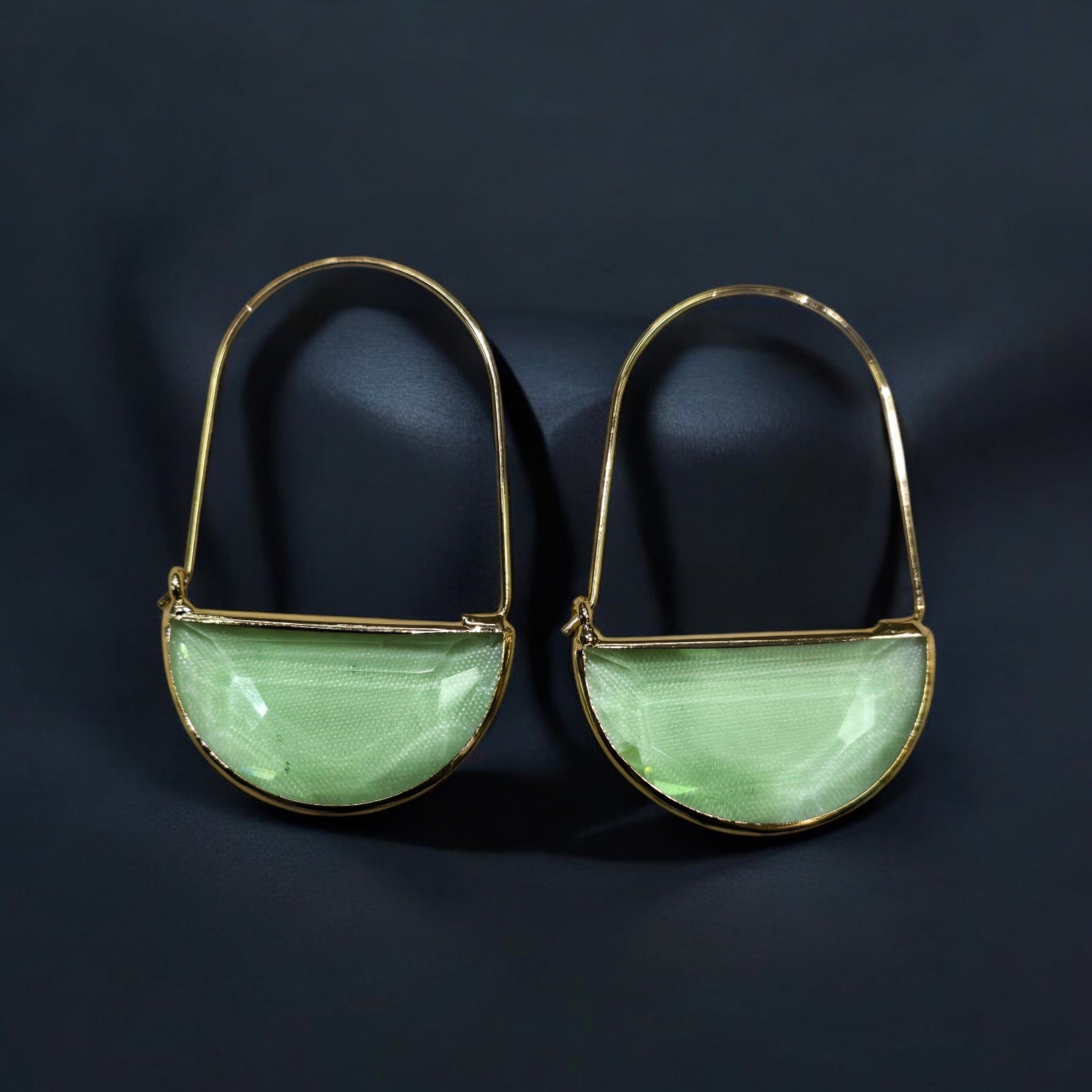 Mint Color Bag Design Western Earring