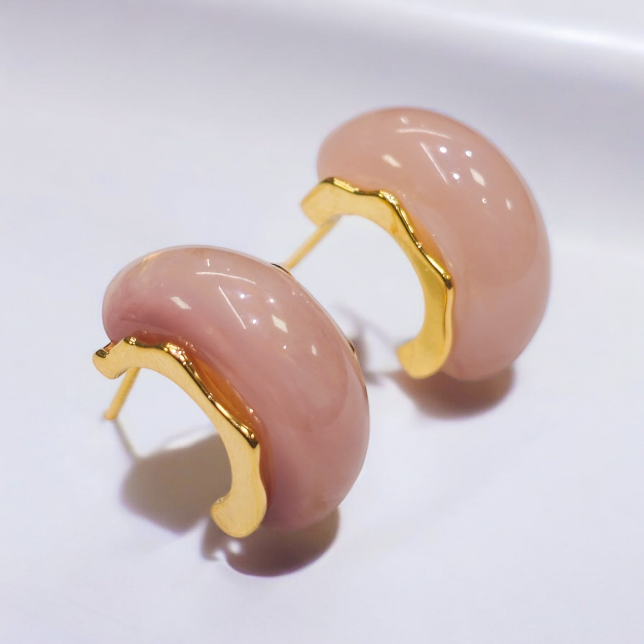 Pink Voguish Studs