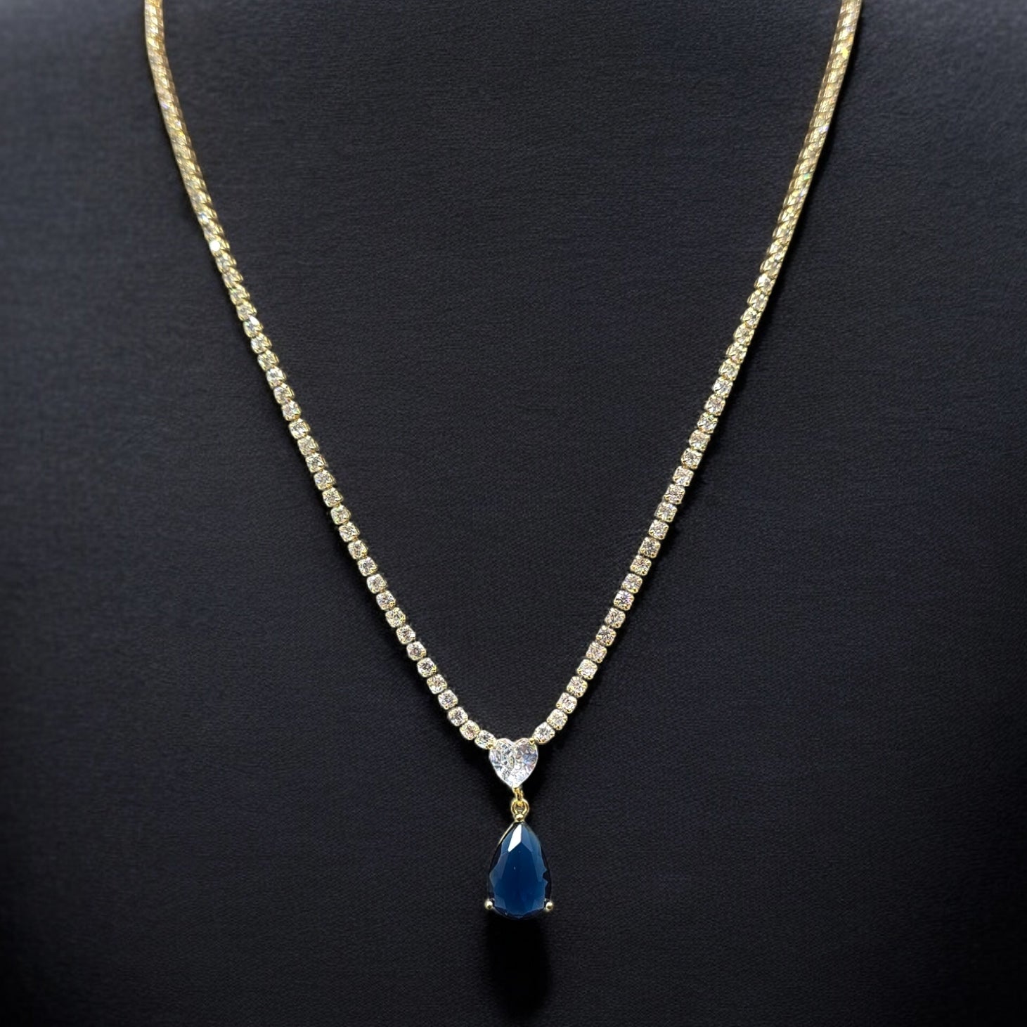 Blue AD Chain Pendant