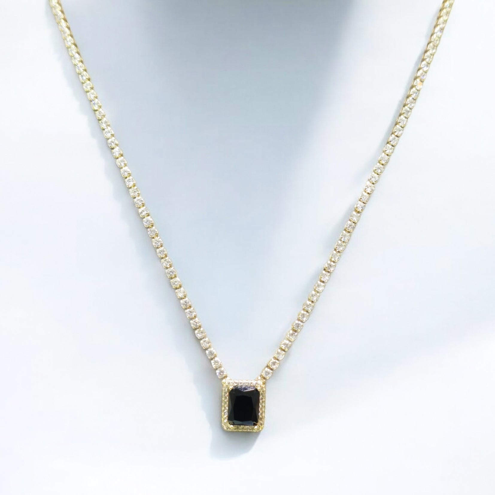 Black AD Chain Pendant